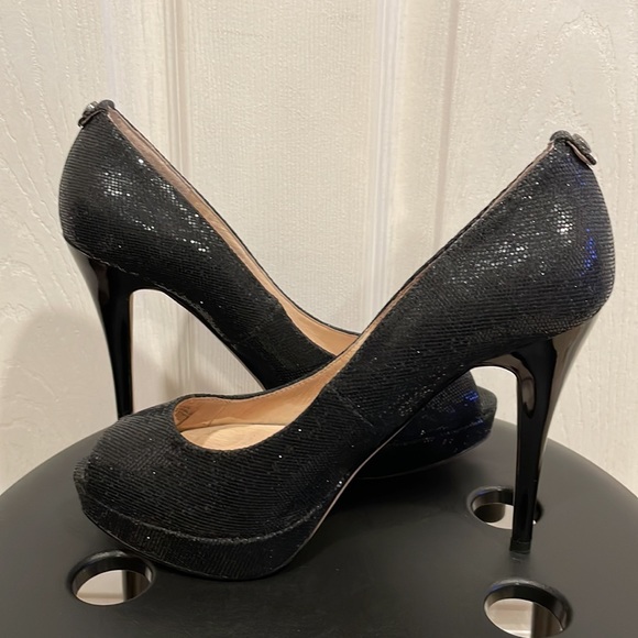 Michael Kors Glitter Heels Size 7 - Picture 6 of 12